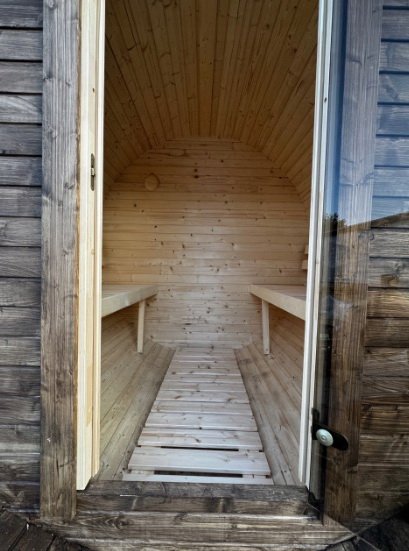 Steam & Oak Gas Barrel Sauna 1.8m (Electric Option) - view 18