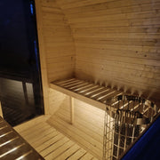 Steam & Oak Gas Barrel Sauna 2.4m with Porch (Electric or Wood-Fired) - image 32