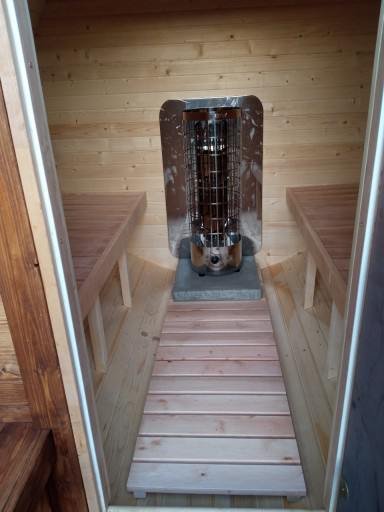 Steam & Oak Gas Barrel Sauna 2.4m with Porch (Electric or Wood-Fired) - image 25