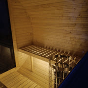 Steam & Oak Gas Barrel Sauna 2.4m with Porch (Electric or Wood-Fired) - image 33