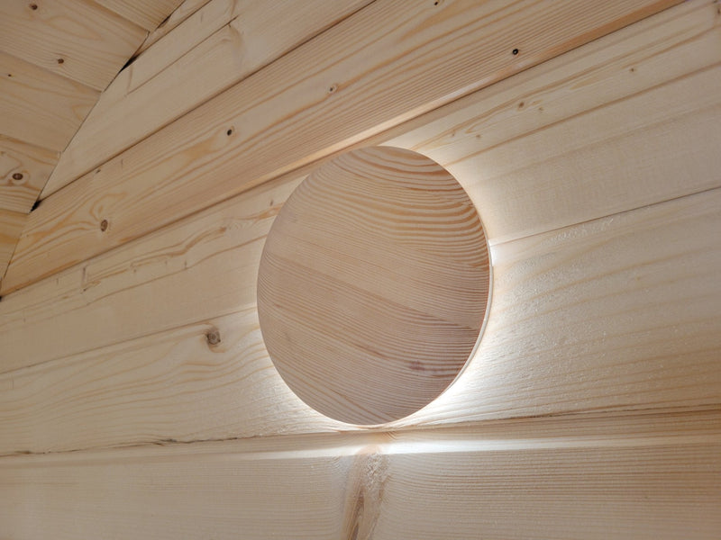 Steam & Oak Gas Cube Sauna 1.8m (Electric Option)