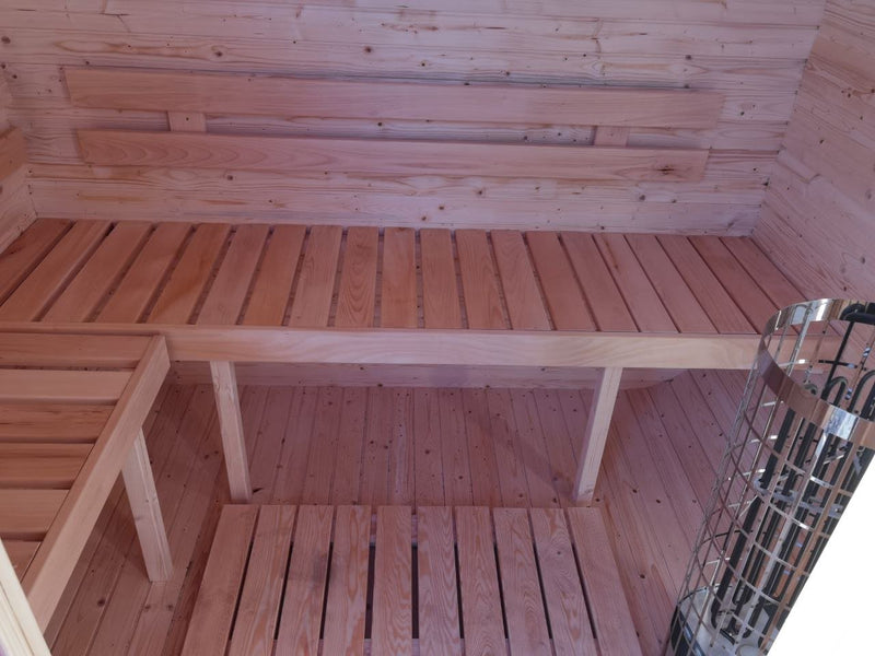 Steam & Oak Gas Cube Sauna 1.8m (Electric Option)