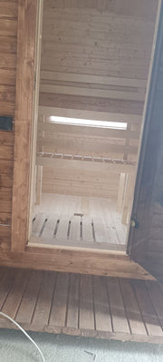 Steam & Oak Gas Cube Sauna 2.4m with Porch (Electric or Wood-Fired) - view 17