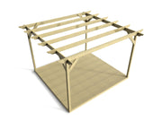 Dinasty Wooden Pergola and Decking Kit - image 2