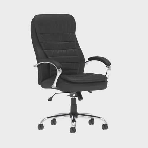 Hatley High Back Black Leather Executive Office Chair product video