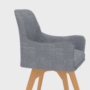 Carmen Wooden Leg Visitor Chair - product overview video 2