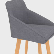 Carmen Wooden Leg High Stool - product overview video