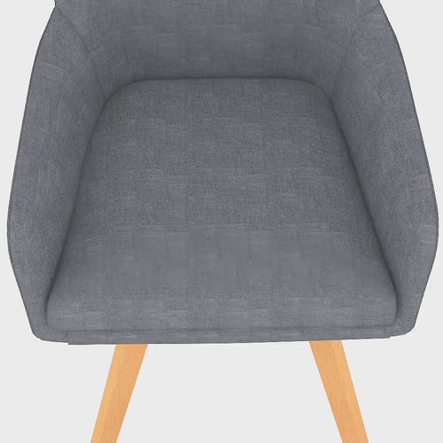 Carmen Wooden Leg Visitor Chair - product overview video 1