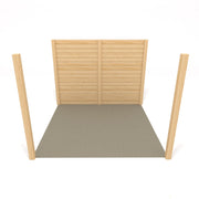 Freestanding Double Premium Pergola with Decking - Light Green - 3.6m Width x 3.6m Length - image 7