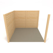 Freestanding Double Premium Pergola with Decking - Light Green - 3.6m Width x 3.6m Length - image 6