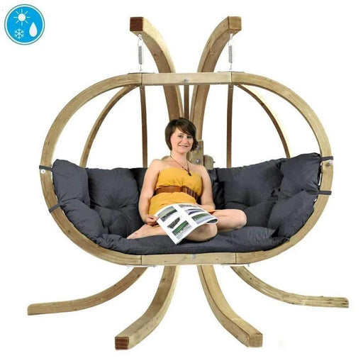 Globo Royal Double Hanging Egg Chair Set