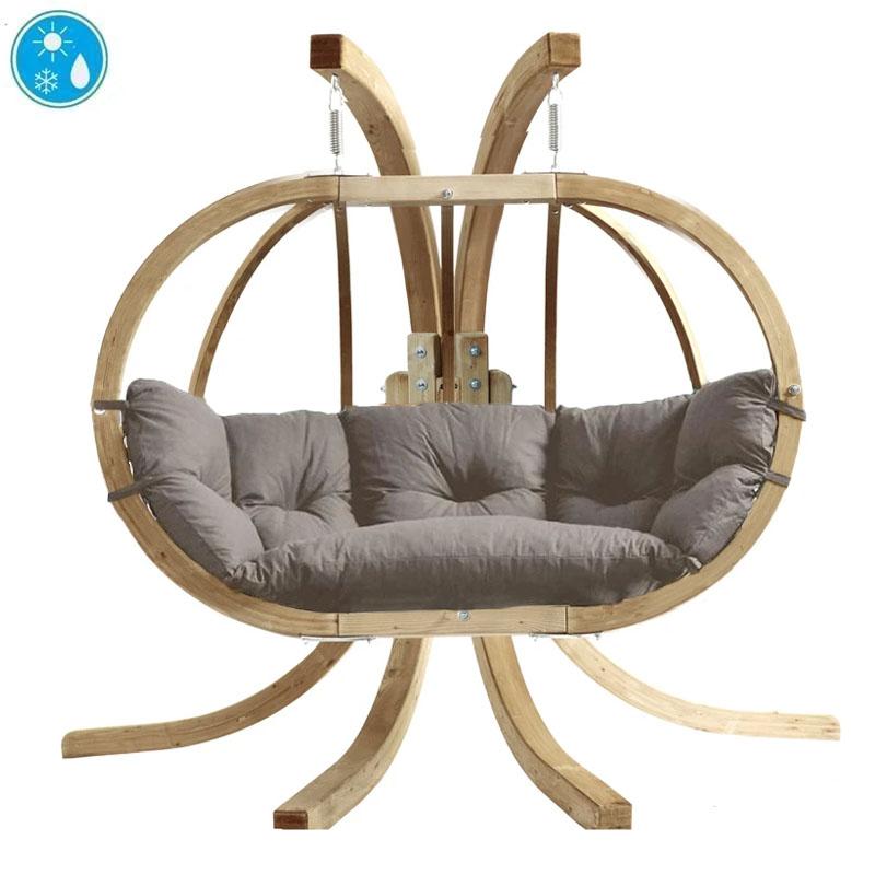 Globo Royal Double Hanging Egg Chair Set - image 2