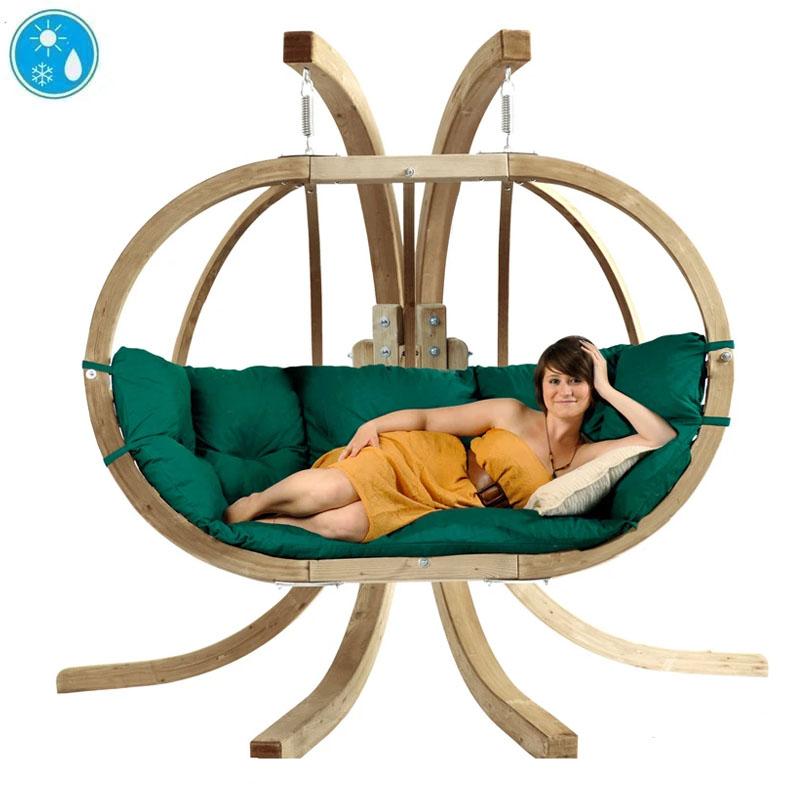 Globo Royal Double Hanging Egg Chair Set - image 3