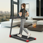 Folding Treadmill with App Control & Bluetooth Speaker Blue - view 6