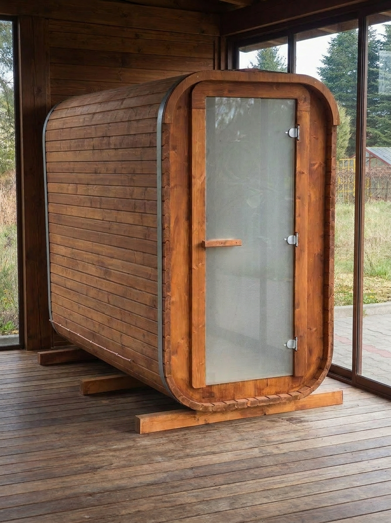 Steam & Oak Gas Sauna Pod 2.4m (Electric Option) - view 8