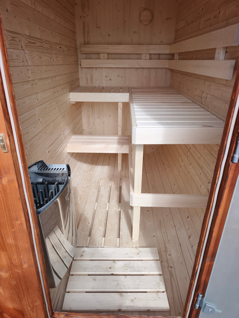 Steam & Oak Gas Sauna Pod 2.4m (Electric Option) - view 15
