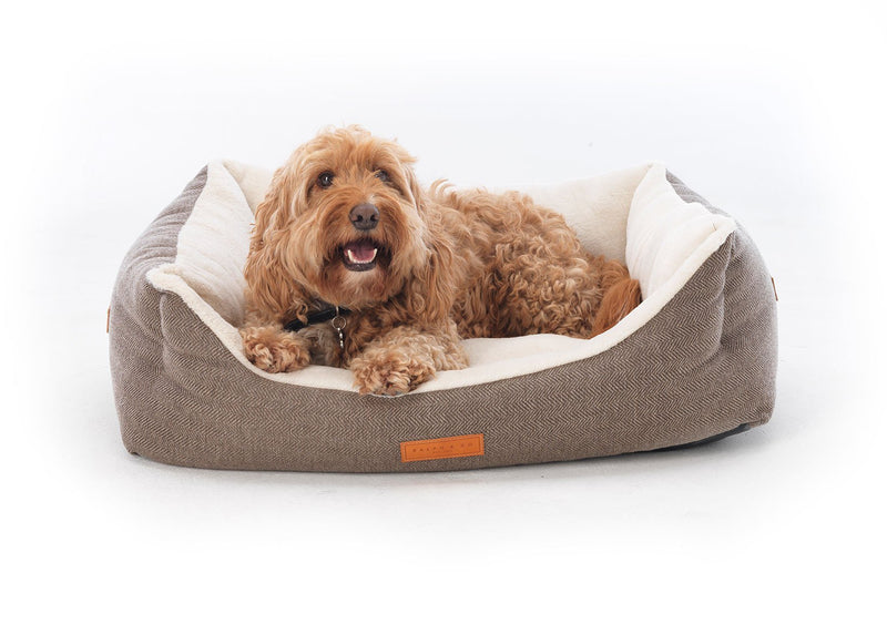 THE LINCOLN - LUXURY TWEED BOLSTER DOG BED - image 10