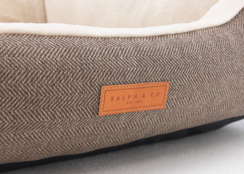 THE LINCOLN - LUXURY TWEED BOLSTER DOG BED - image 9