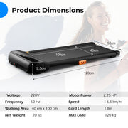 Under Desk Treadmill for Home/Office with 12 Preset Programs - image 4
