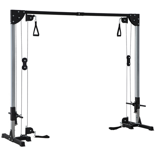 SPORTNOW cable crossover machine for home gym strength training - view 2
