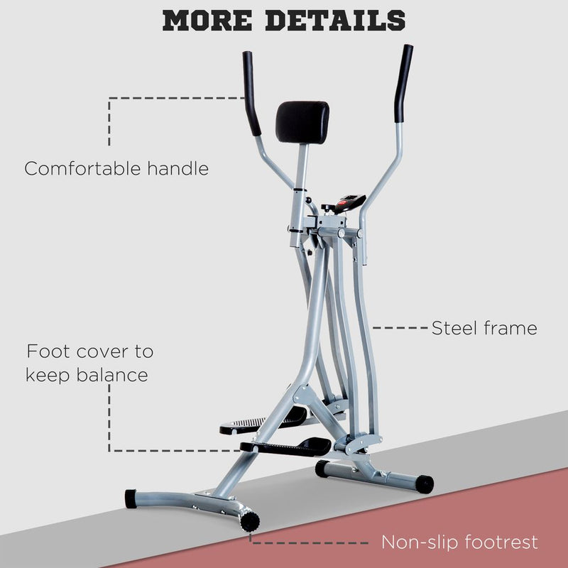 High-Quality LCD Air Walker Glider Cross Trainer for Home Gym - HOMCOM - image 7