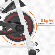 Premium 8kg Flywheel Exercise Bike - Adjustable Height/Resistance - LCD Monitor - HOMCOM - image 4