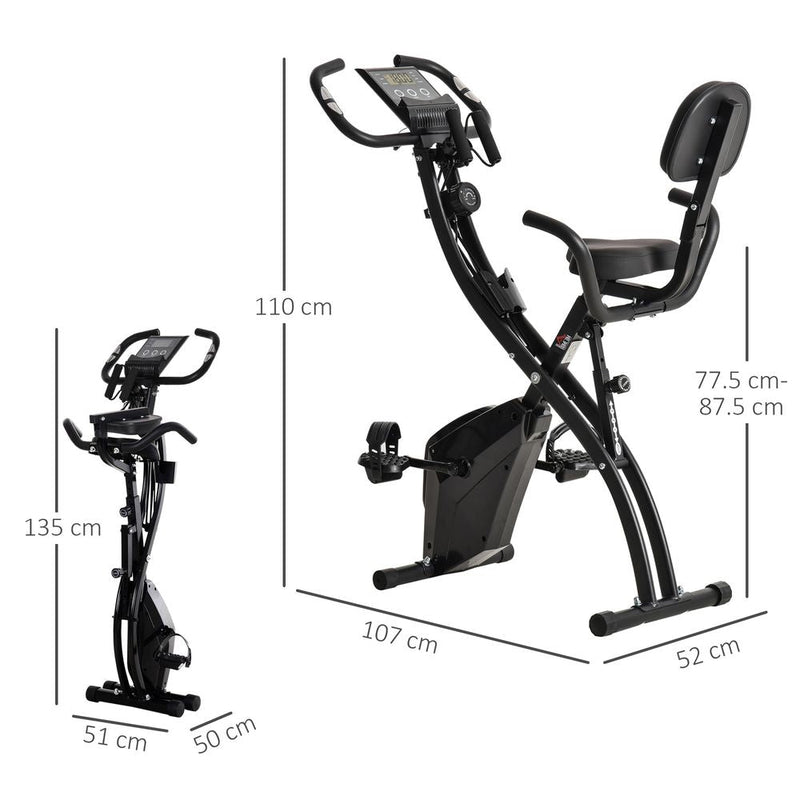 Ultimate Cardio Fitness Bike: 2-In-1 Upright & Recumbent Exercise Bike with Pulse Sensor & LCD - image 3