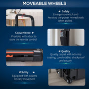 HOMCOM 0.5HP Foldable Walking Treadmill, 1–6km/h with Remote Control - view 6