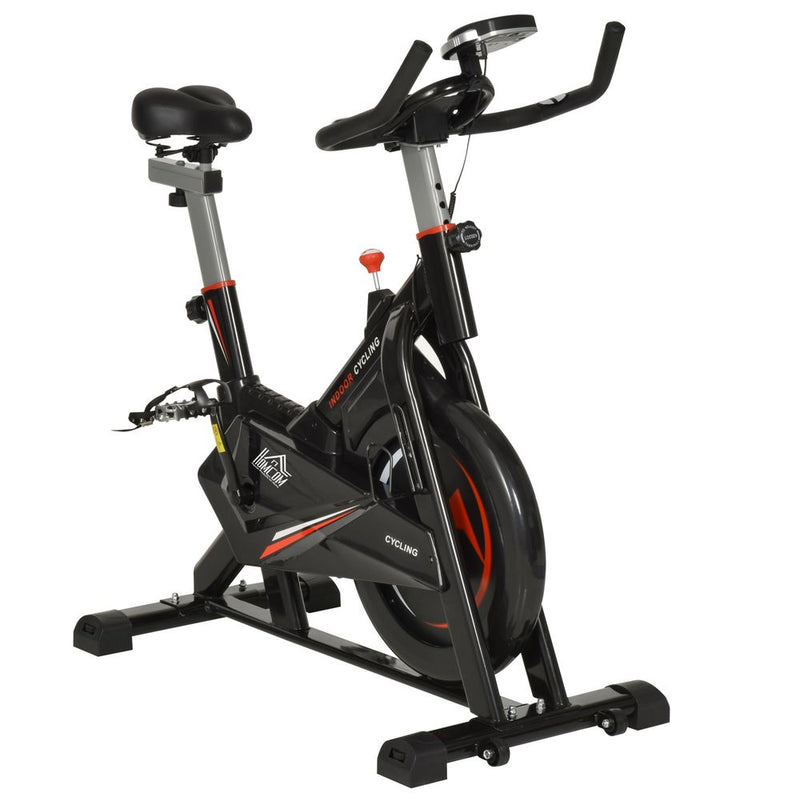 HOMCOM Stationary Exercise Bike, 10kg Flywheel Cycling Machine with Adjustable Resistance - image 2