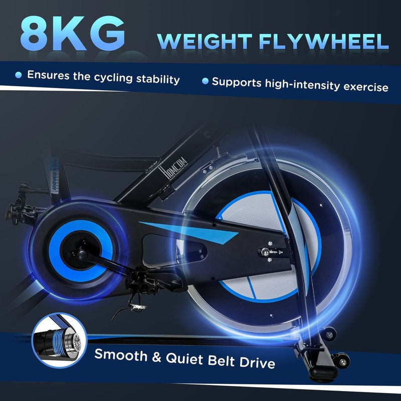 High-Quality 8kg Flywheel Exercise Bike - Indoor Cycling Cardio Workout Stationary Bike - image 6