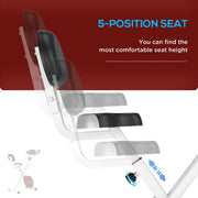 HOMCOM Exercise Bike Fitness Bicycle Indoor trainer Foldable 8-level Magnetic Resistance Adjustable - image 4
