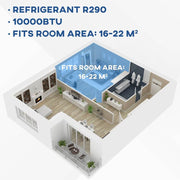 10000 BTU Mobile Air Conditioner with Remote White - view 4