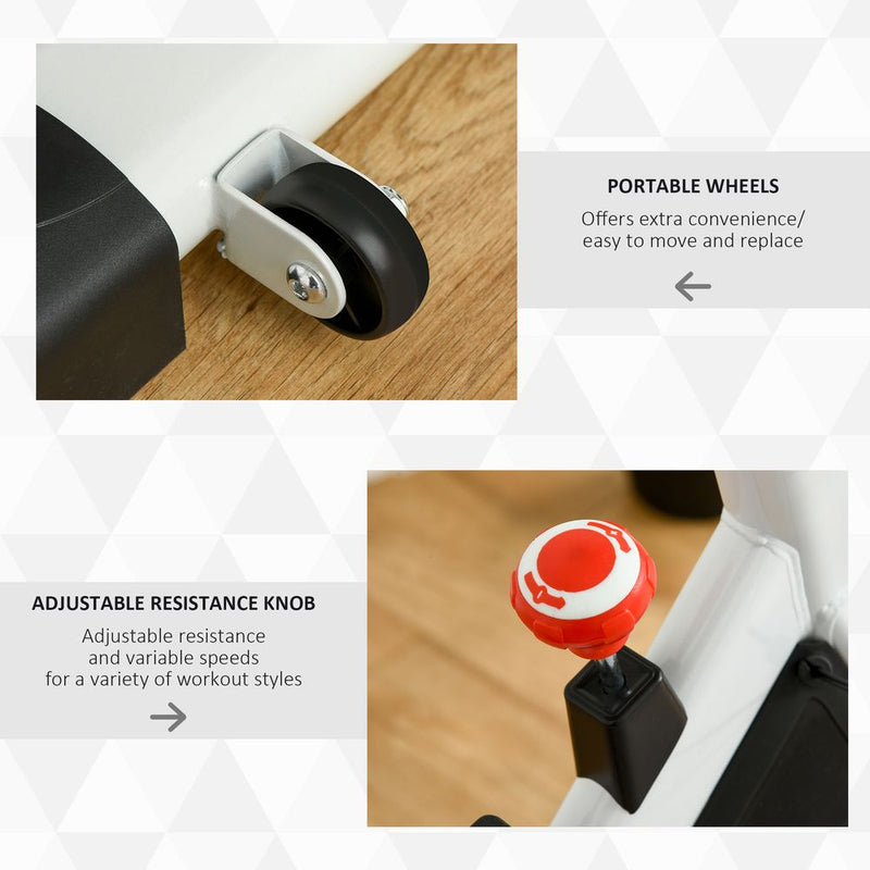 Premium 8kg Flywheel Exercise Bike - Adjustable Height/Resistance - LCD Monitor - HOMCOM - image 7