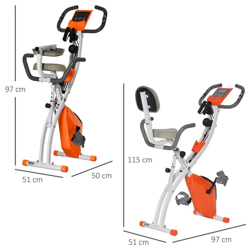 Ultimate Home Fitness Solution: 2-In-1 Exercise Bike with Pulse Sensor - Adjustable & Reliable - image 4