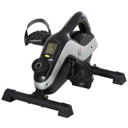 HOMCOM Portable Pedal Exerciser, Mini Exercise Bike with 8 Levels Magnetic Resistance