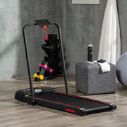 HOMCOM Foldable Walking Treadmill with LED Display