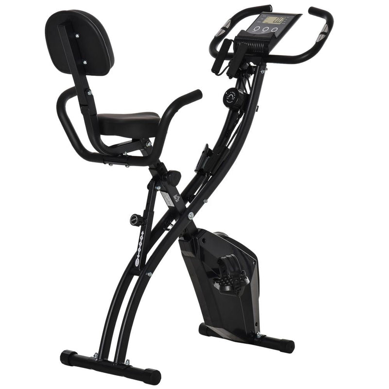 Ultimate Cardio Fitness Bike: 2-In-1 Upright & Recumbent Exercise Bike with Pulse Sensor & LCD - image 2
