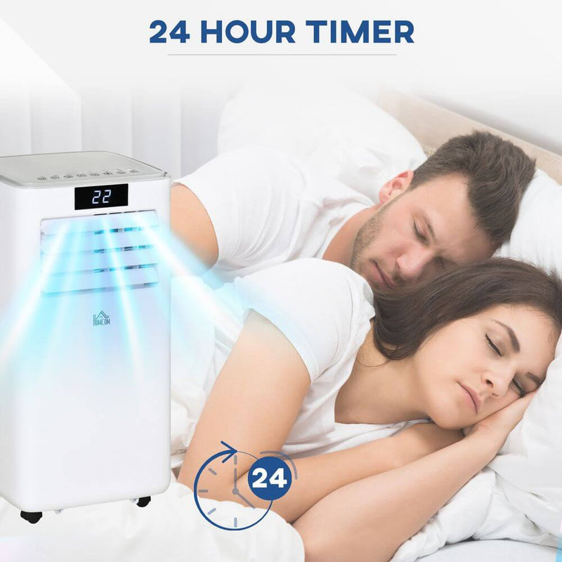 HOMCOM 7000 BTU Mobile Air Conditioner White - view 6
