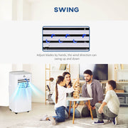 7000 BTU Mobile Air Conditioner with Remote White - view 7