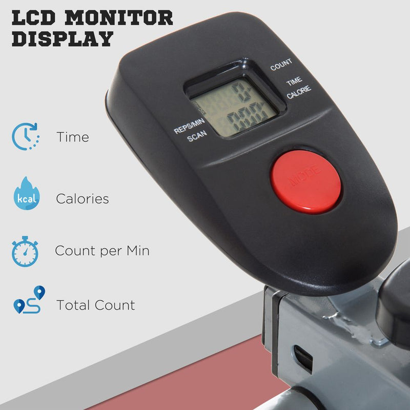 High-Quality LCD Air Walker Glider Cross Trainer for Home Gym - HOMCOM - image 5
