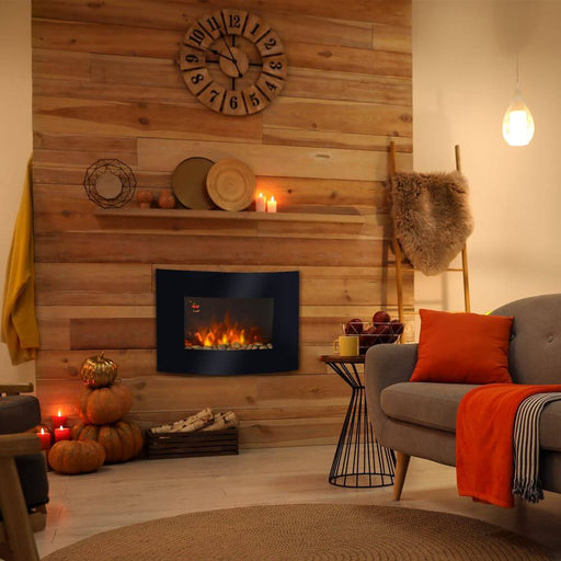 Slimline Wall Mounted Electric Fireplace Heater - view 2