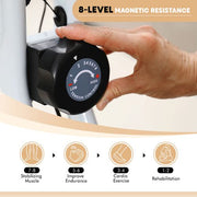 SPORTNOW Folding Exercise Bike with Heart-Rate Sensor for Home Use - image 3