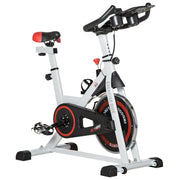 Premium 8kg Flywheel Exercise Bike - Adjustable Height/Resistance - LCD Monitor - HOMCOM - image 2