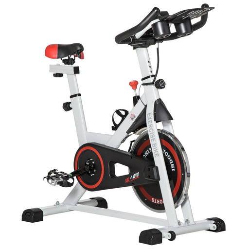 Premium 8kg Flywheel Exercise Bike - Adjustable Height/Resistance - LCD Monitor - HOMCOM - image 2