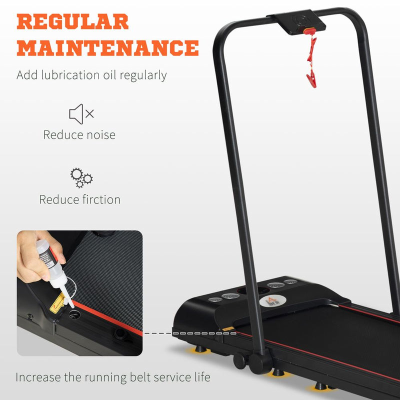 HOMCOM Foldable Walking Treadmill with LED Display - view 6