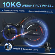 HOMCOM Stationary Exercise Bike, 10kg Flywheel Cycling Machine with Adjustable Resistance - image 7
