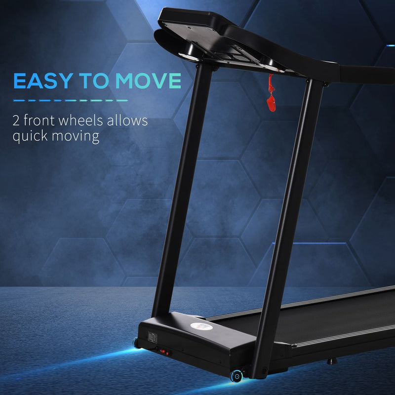 HOMCOM 1.5HP Electric Treadmill, 12km/h with 12 Programs & LED Display - view 7