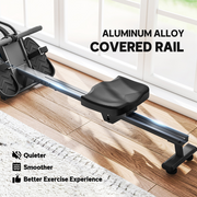 SPORTNOW Water Rowing Machine with Adjustable Resistance, Vertical Storage - image 6