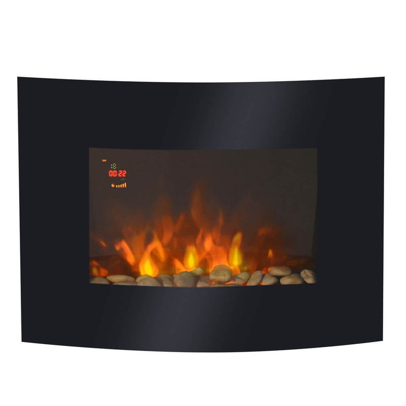 Slimline Wall Mounted Electric Fireplace Heater