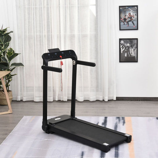 HOMCOM 1.85HP Folding Treadmill, 10km/h with 12 Programs & LED Display - view 2
